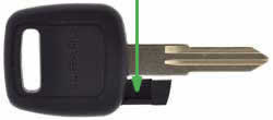 Subaru Legacy key transponder location NSN11T