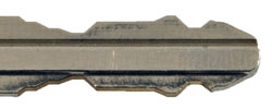 Toyota cut key from top TOY43T