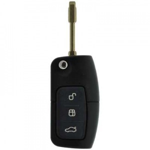 Ford Cougar three button remote with flip key FO21