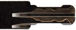 Buccaneer caravan cut key from top TM1RP